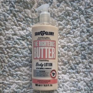 Soap And Glory The Righteous Butter Body Lotion, 16.9 Oz. New Unopened